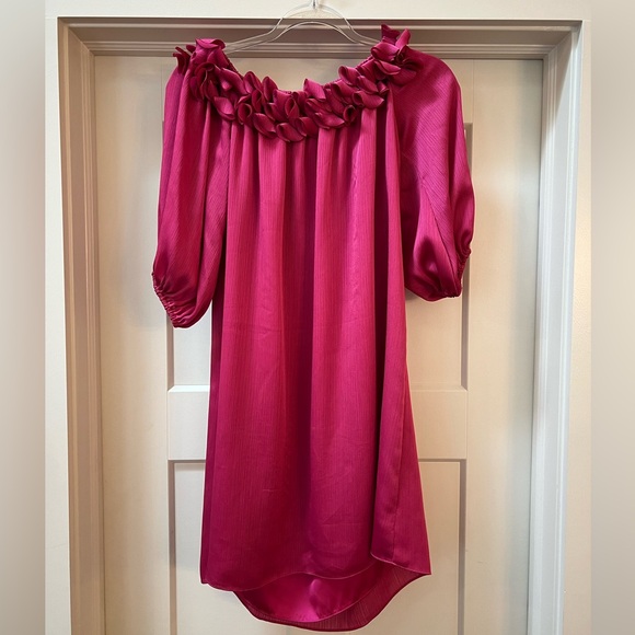 Trina Turk Off The Shoulder Floral Dress - Picture 3 of 4